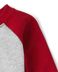 Pyjama en coton ajusté pour bébé et tout-petit avec motif de Père Noël