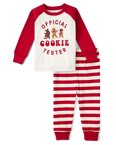 Baby And Toddler Cookie Tester Snug Fit Cotton Pajamas