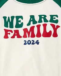 Pyjamas en coton ajustés pour bébés et jeunes enfants « We Are Family » 2024