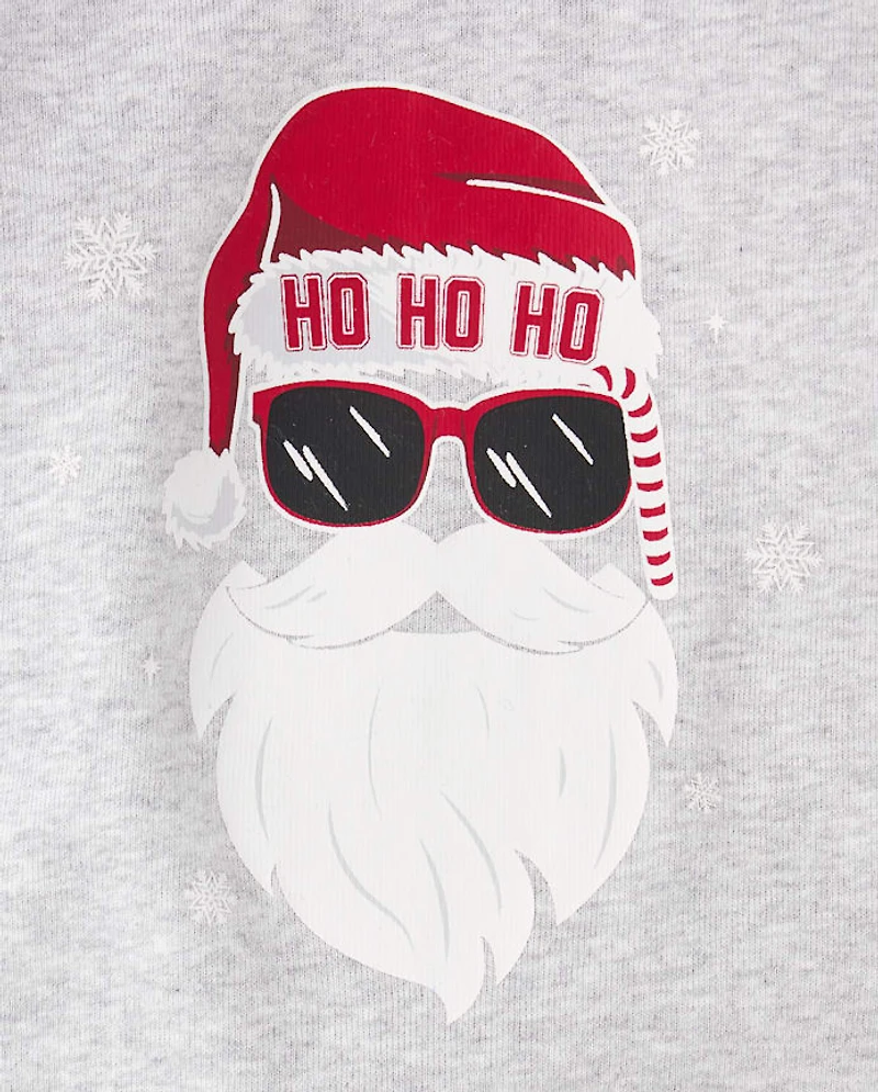 Baby And Toddler Matching Family Glow Santa Sunglasses Snug Fit Cotton Pajamas