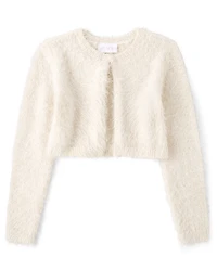 Girls Eyelash Cardigan
