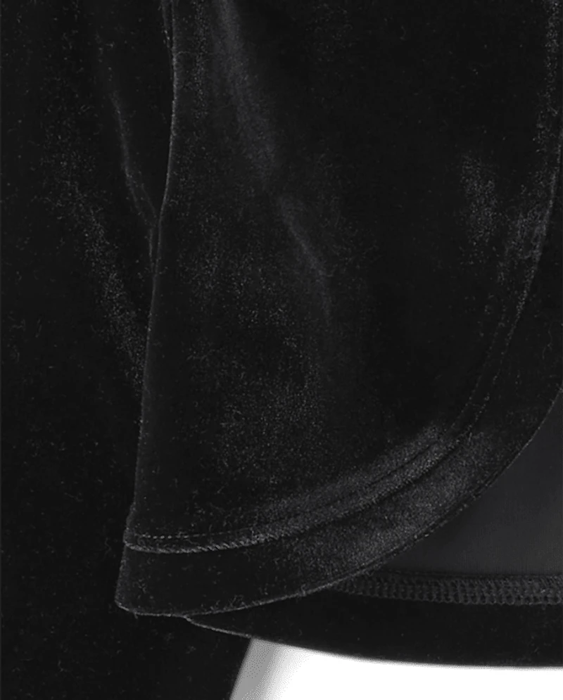 Girls Velour Shrug