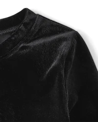 Girls Velour Shrug