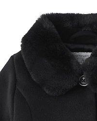 Toddler Girls Bow Coat