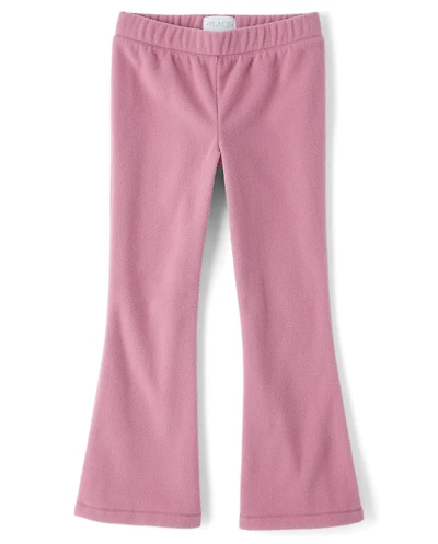 Girls Microfleece Flare Sweatpants