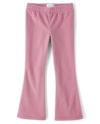 Girls Microfleece Flare Sweatpants