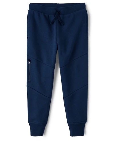 Boys Side Zip Premium Fleece Jogger Pants