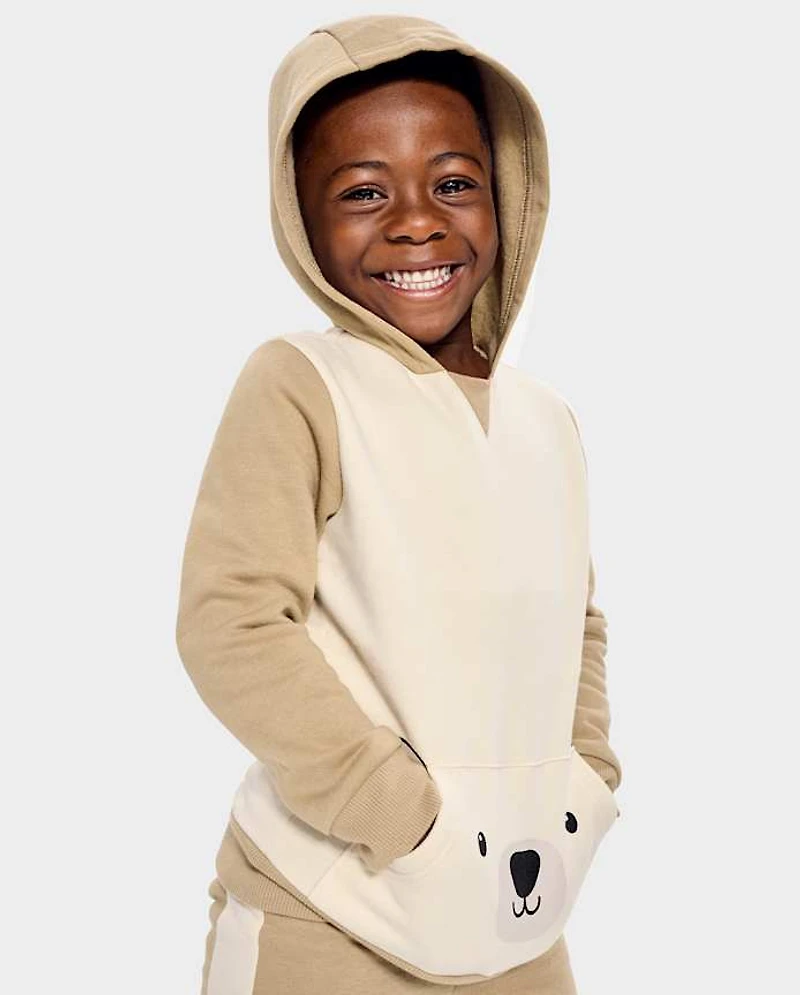 Baby And Toddler Boys Polar Bear Premium Fleece 2-Piece Outfit Set