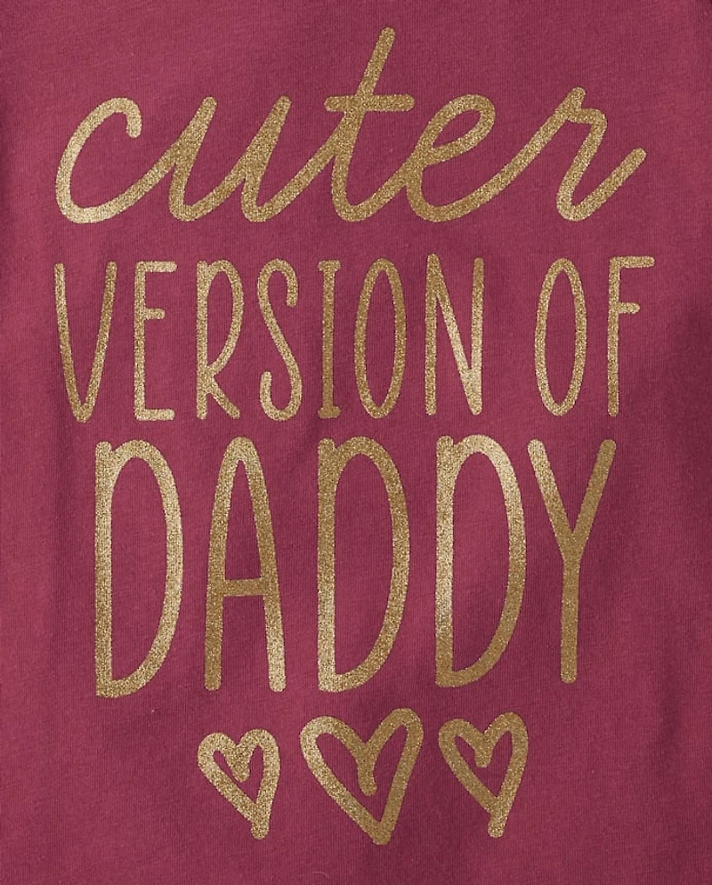 Baby And Toddler Girls Family Graphic Tee 3-Pack