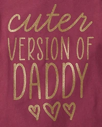 Baby And Toddler Girls Family Graphic Tee 3-Pack