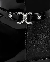 Toddler Girls Jeweled Buckle Tall Boots