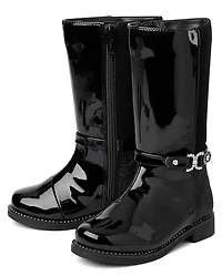 Toddler Girls Jeweled Buckle Tall Boots