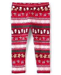 Leggings confortables imprimés pour bébés et petites filles