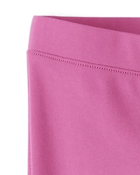 Girls Split Ponte Knit Flare Jeggings