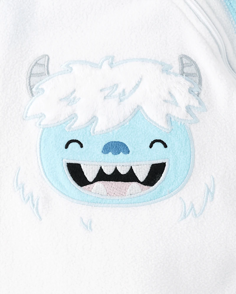 Baby And Toddler Yeti Microfleece Footed One Piece Pajamas