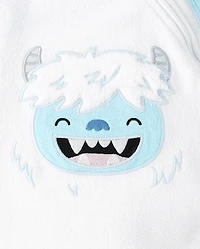 Baby And Toddler Yeti Microfleece Footed One Piece Pajamas