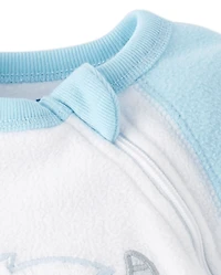 Baby And Toddler Yeti Microfleece Footed One Piece Pajamas