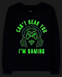 Pyjama ajusté en coton Glow Gamer pour garçons