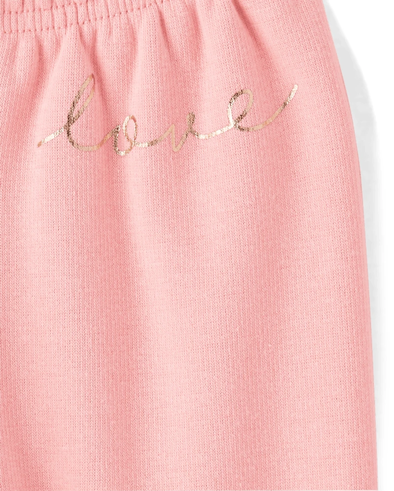 Girls Graphic Cozy Jogger Pants