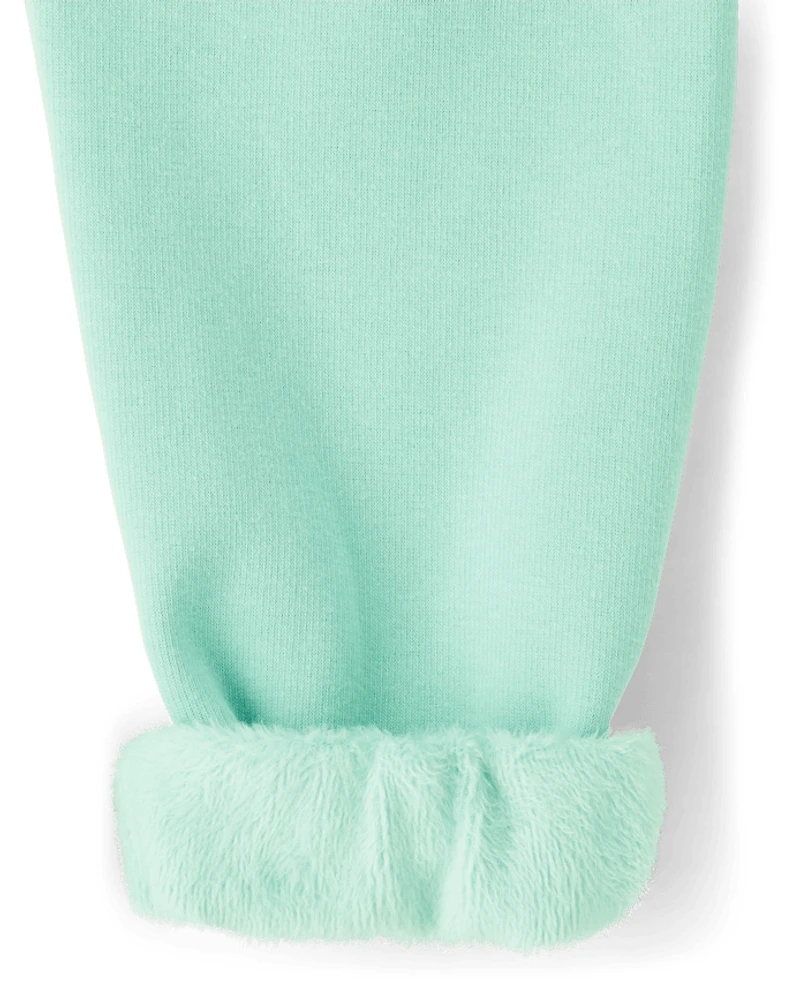 Girls Graphic Cozy Jogger Pants