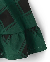 Toddler Girls Plaid Girl 2-Piece Outfit Set