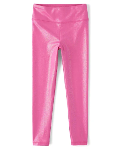 Girls High Shine Rise Leggings