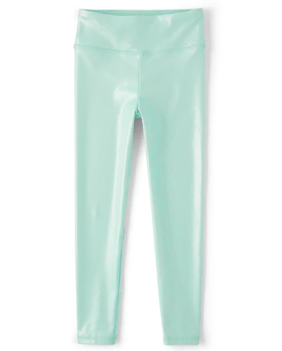 Girls High Shine Rise Leggings