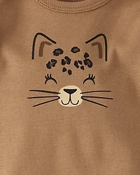 Baby Girls Leopard Bodysuit 5-Pack
