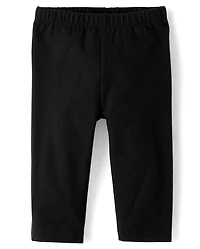 Baby Girls Leopard Ruffle Leggings 2-Pack