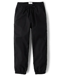 Girls Twill Jogger Pants