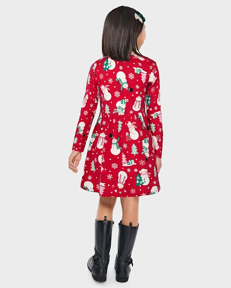 Girls Print Everyday Dress