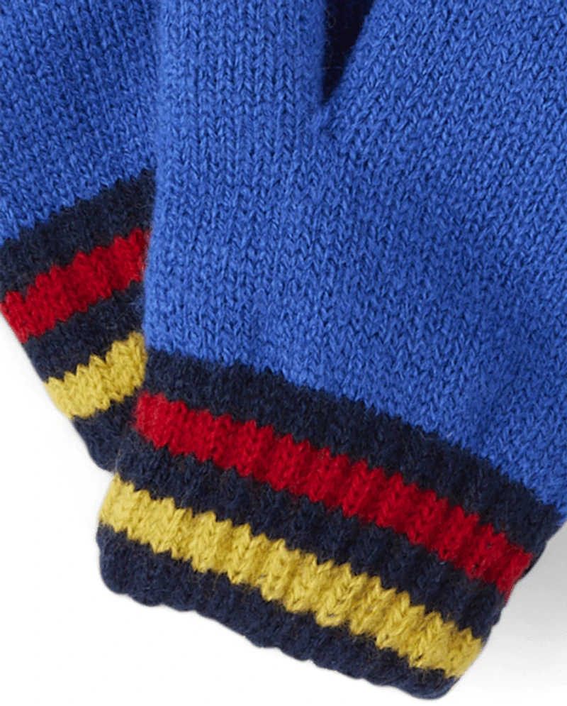 Toddler Boys Embroidered Construction 2-Piece Cold Weather Set