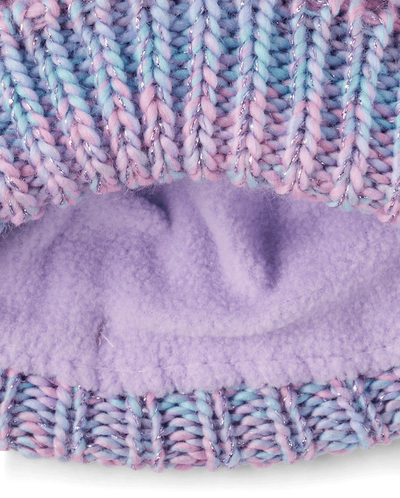 Toddler Girls Space Dye 2-Piece Cold Weather Set