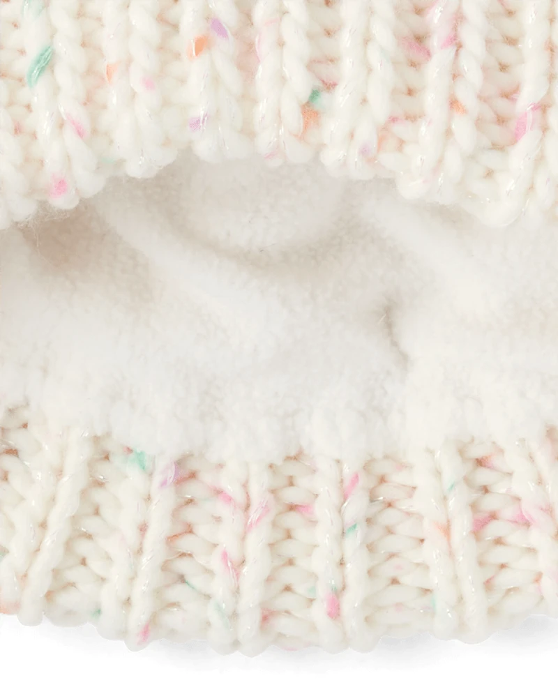 Toddler Girls Space Dye 2-Piece Cold Weather Set