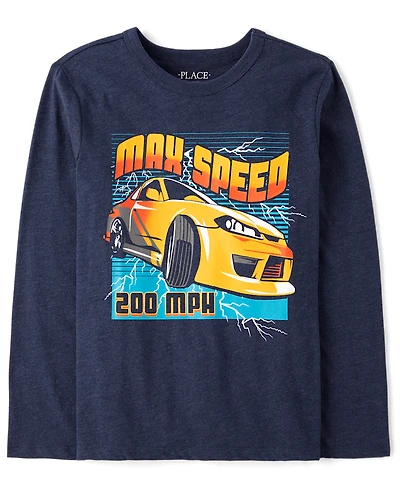 Boys Racecar Graphic Tee