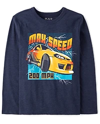 Boys Racecar Graphic Tee