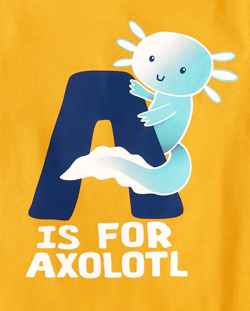 Baby And Toddler Boys Axolotl Graphic Tee