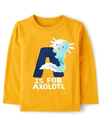 Baby And Toddler Boys Axolotl Graphic Tee