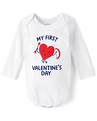 Baby First Valentine's Day Graphic Bodysuit