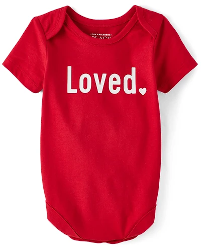 Baby Loved Graphic Bodysuit