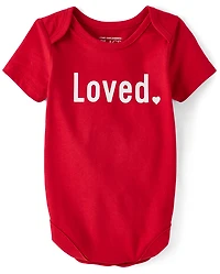 Baby Loved Graphic Bodysuit