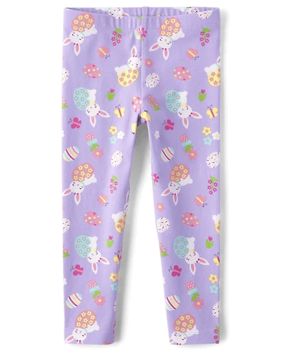 Leggings de Pâques pour petites filles