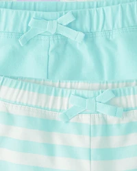 Toddler Girls Print Shorts 4-Pack
