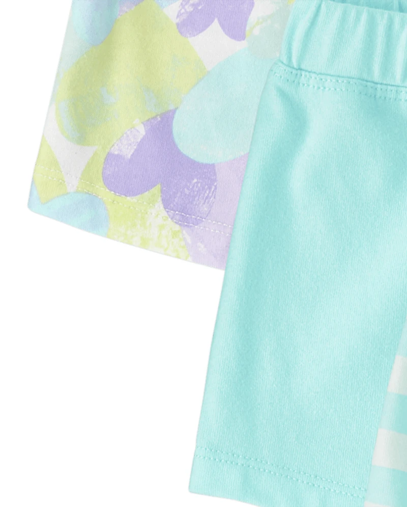 Toddler Girls Print Shorts 4-Pack