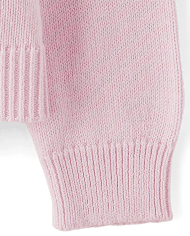 Toddler Girls Bunny Sweater
