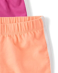 Toddler Girls Dolphin Shorts 5-Pack