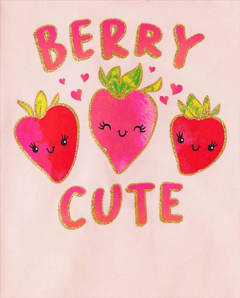 Ensemble 2 pièces à imprimé graphique pour petite fille