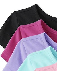 Lot de 5 hauts Empire Babydoll pour petites filles