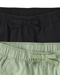Lot de 4 shorts en sergé pour petites filles