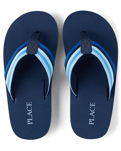 Tongs rayées pour enfants